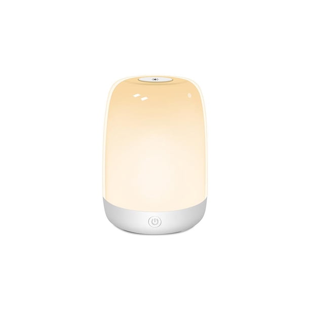 Luz De Noche Led Lámpara De Noche Luz De Noche Para Niños Con Control Táctil Luz De Noche Recargable Usb Lámpara De Mesa Regulable Para Dormitorio Sala De Estar Methold HA022082-00