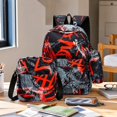 thumbnail image 3 of Lightweight Graffiti Student Backpack Combo, 3 in 1 Waterproof Daypack with Shoulder Bag & Pencil Case, Trendy School Backpack for Travel, Outdoor and Daily Use, 3 of 5