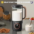 thumbnail image 6 of 8 in 1 Automatic Nut Milk Maker, 10-Blade 35oz Plant-Based Beverage Machine with Delay Start & Self Clean, 6 of 8