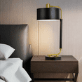 thumbnail image 6 of [Fast Arrival] 24'' Modern 3-Way Dimmable Metal Desk Lamp with Touch Control, USB + Type C Charging Ports, and Luxurious Marble Base for Home Office, 5000K Bright Daylight White, 6 of 10