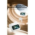 thumbnail image 5 of True Wireless Earbuds Wireless Earbuds Bluetooth Earphone Touch Screen Control Active Noise Reduction in Ear Headphone Bulit in Mic,Ivory white, 5 of 11