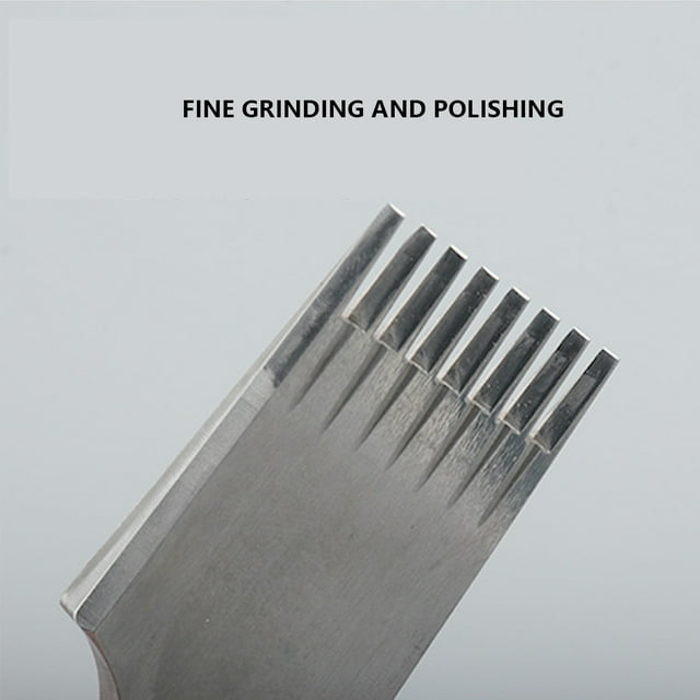 stanreset Tool Craft Stitching DIY Hole French Style Leather Pricking Punching Oblique Chopping Perforation Spacing 2+8