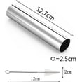 thumbnail image 2 of Molde tubular de acero inoxidable para hacer cannoli, herramientas para hacer masa de hojaldre fáciles de limpiar y duraderas para usuarios principiantes y profesionales, 2 of 5