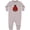 AC-Heather Grey, variant on Inktastic Lady Bug Baby Fleece Romper