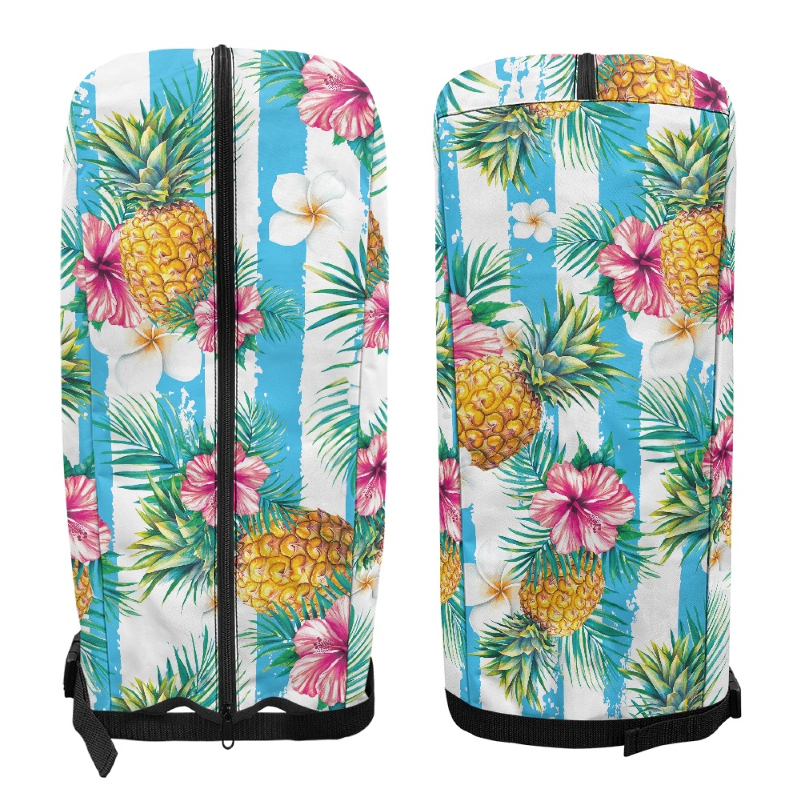 Yuyamidu Pineapple Golf Bag Rain Hood Cover Hibisucs Golf Bag Dust Covers Easy to Use Protect Your Clubs for Mens Women Golfer, Blue
