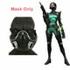 thumbnail image 3 of Juego VALORANT Cosplay Viper Body Mujeres Niñas Serpiente Sabine Assasin Viper Cosplay Disfraz de Halloween Peluca Mono Máscara Traje, 3 of 5