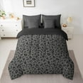 thumbnail image 2 of Castle Fairy Leopard Print 7pcs Bedding Comforter Set for Teenagers,Animal Cheetah Queen Bedding Sets Super Cozy,Abstract Vintage Queen Sheet Sets,Microfiber Bedroom Decor, 2 of 8