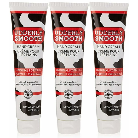 Udderly Smooth Udder Cream, Lightly Scented - 4 Oz, 3 Pack