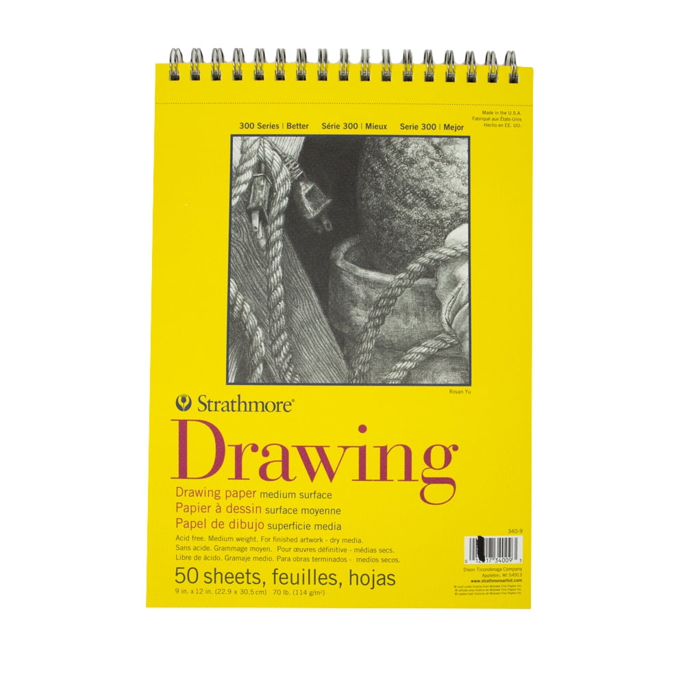 Buy Strathmore 300 Series Drawing Paper Pad, Wire Bound, 9 x 12 inch