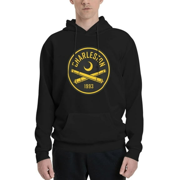 Charleston Battery Men Fleece Hoodie Casual Pullover Sweatshirt With Kangaroo Pocket
