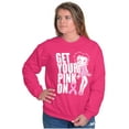 thumbnail image 3 of Betty Breast Cancer Get Your Pink On Women Plus Size Sweatshirt Brisco Brands 2X, 3 of 5