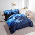 thumbnail image 2 of Erosebridal Magic Animal Dragon 7-Piece Twin Bedding Sets,Spooky Gothic Skull Bedding Comforter Set For Adult,Reversible, 2 of 7
