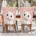 thumbnail image 5 of Decorative Chair Back Cover One Size x6 Chair Cover Dining Chair Slipcovers Chair Back Decoration Festival Chair Decoration Cute Cat with Black Eyes, 5 of 6