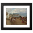 thumbnail image 2 of Walter Frederick Osborne 14x12 Black Modern Framed Museum Art Print Titled - Life in Connemara, a Market Day (1898), 2 of 5