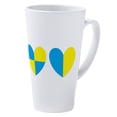 thumbnail image 2 of CafePress - I Stand With Ukraine Heart - 17 Oz White Ceramic Latte Mug, 2 of 3