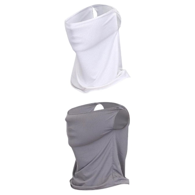 Paquete de 2 , El Cuello, Transpirables, para Mujeres Y Hombres, Bufanda de Sensación Fresca jinwen Bufanda de cara de polaina de cuello