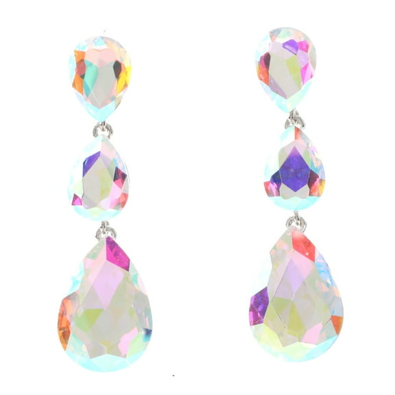 Crystal Rhinestone Drop Earrings