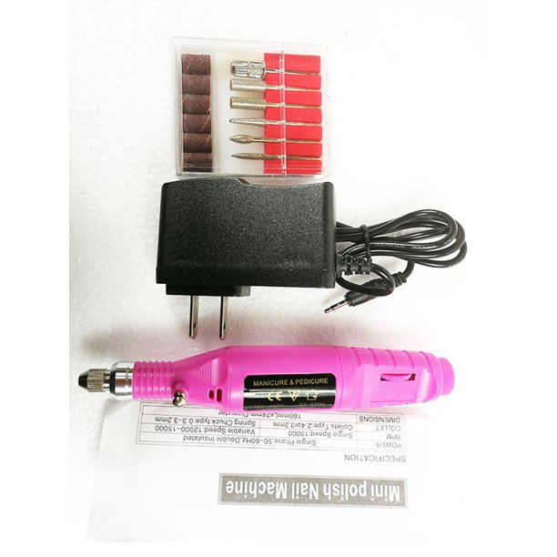 INTBUYING Electric Nail File Drill Manicure Tool Pedicure Portable