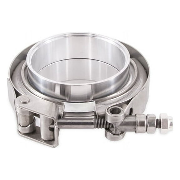 Mishimoto MMCLAMP-VA-3 Aluminum V-Band Clamp w/ Flanges, 3" (76.2mm)