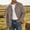 Khaki, variant on Men's Business Casual Single Breasted Sport Coat Windbreaker Jacket Outwear Multi Pockets Regular Fit Lightweight Notched Lapel Blazer Suit Jacket for Men