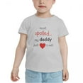 thumbnail image 2 of I'm Not Spoiled My Daddy Just Loves Me Cute Toddler T Shirts for Boys Girls (Gray, Youth XL), 2 of 5