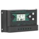 thumbnail image 2 of Regulador de panel solar Controlador de carga PWM Pantalla LCD USB dual 30A 12V/24V para lámpara, 2 of 8
