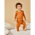 thumbnail image 4 of Little Star Organic Baby & Toddler Boy 4 Pc Long Sleeve & Long Pant Pajamas, Size 9 Months - 5T, 4 of 10