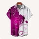 thumbnail image 3 of Ceisia Fashion Unisex Men Women Casual Short Sleeve Printed Turndown Collar Button Gift Shirt, 3 of 4