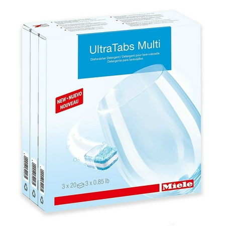 Dishwasher Tabs - 20 per box 3X20(60 count), 20 per box 3X20(60 count) By Miele From