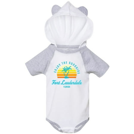 

Inktastic Summer Enjoy the Sunshine Fort Lauderdale Florida in Blue Gift Baby Boy or Baby Girl Bodysuit