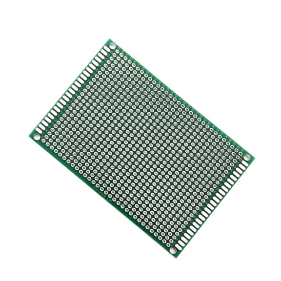 Pack of 10 Double Sideds 7x9cm 1.6T 2.54mm FR4 PCB Prototyping Boards for Electronics Projects and Circuit Testing