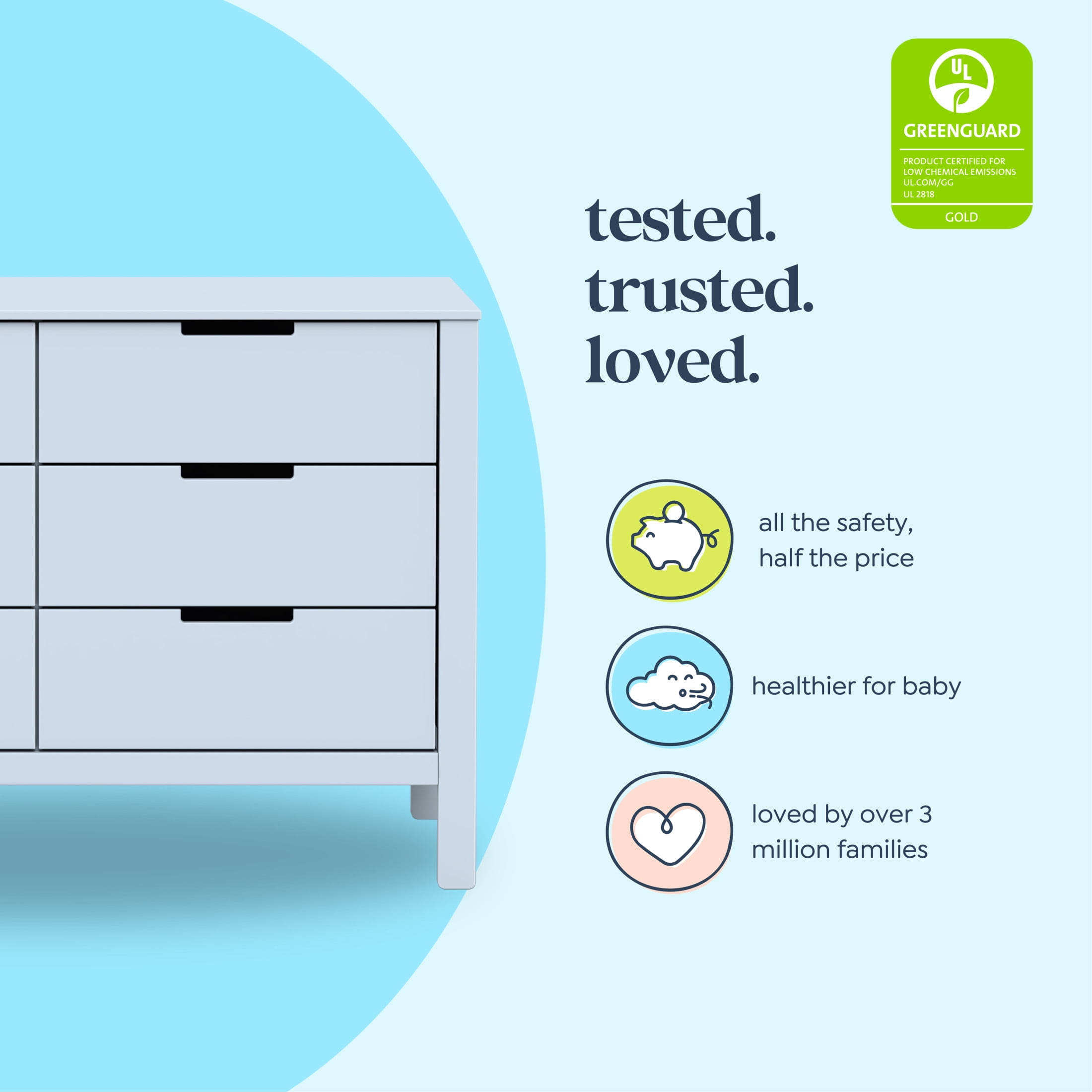 Carter's by daVinci Colby 6-Drawer Dresser