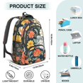 thumbnail image 5 of Pioneer Flower Backpack for School,Cute School Bag,Schoolbag with Adjustable Shoulder Straps & Padded Back,16.9 Inch, 5 of 5