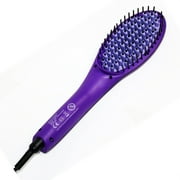 Portable Electrical Salon-Grade Hair Straightener Brush Great For Travel Use