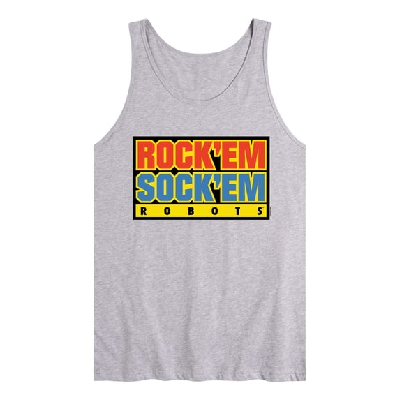 Rock 'Em Sock 'Em Robots - Rock 'Em Sock 'Em Robots Logo - Men's Jersey Tank Top