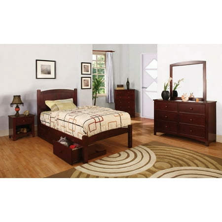 Furniture Of America Hansel Children S Cherry Wood Twin Bed Furniture Of America Hansel Children S Cherry Wood Twin Bed