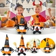 thumbnail image 6 of SLYNSHome Halloween Gnome Decorations,Handmade Pumpkin Faceless Elf Dolls for Halloween Party Home Office Decor, 6 of 6
