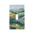 thumbnail image 2 of Switch Panel Switch Decoration 2.76x4.53x0.28 Inches Unused Outlet Cover Switch Plate Wall Plates Living Room Kitchen Bedroom Study Switches Cartoon Green Hill, 2 of 8