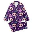 thumbnail image 6 of LIIPEE Girls Halloween Graphic Pajamas Long Sleeve Shirts And Pants Pajama Sets Kids Fall Sleepwear 4-14 Years, 6 of 7