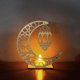thumbnail image 5 of Decoraciones para El Hogar Ganfancp Ramadán de Madera Eid Mubarak Led Velas Liquidación 1 Adorno, 5 of 7