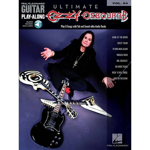 Hal Leonard Guitar Play-Along Ozzy Osbourne Guitar Play-Along Volume 64 Book/Online Audio, Book 64, (Paperback)