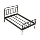 thumbnail image 2 of Cama Miniatura para Casa de Muñecas Fabricada en Hierro Agrega Elegancia a Muebles de Dormitorio Accesorios Decorativos y Utilizable Como Accesorios, 2 of 9