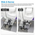 6pcs EEEkit Sewing Machine Presser Foot Kit, Wide & Narrow Hem Set