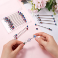 thumbnail image 3 of 20 Pieces Key Chains Bulk Keychain Beaded Keychains for Jewelry Making Accessories DIY Beaded Keychain Supplies, 3 of 6