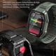 thumbnail image 5 of Reloj inteligente C16 de 1,69 pulgadas para hombre, con monitor de actividad física, presión arterial, compatible con modos deportivos, cámara remota, color verde, 5 of 5