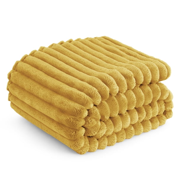 Manta Bedsure Honey Fleece para sofá, 150 x 200 cm