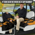 thumbnail image 2 of Yuyamidu Black Cat Golf Cart Seat Covers Easy to Install Golf Cart Cushion Covers Halloween Club Car Seat Towel Blanket with 4 Front Pockets, 2 of 7