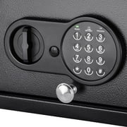 Barska AX12622 Top Opening Keypad Security Drawer Safe, 0.21 Cubic Ft