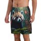 thumbnail image 2 of Fotbe Forest Plant Raccoon Trajes de Baño Estampados para Hombre, Shorts de Verano de Secado Rápido, Ropa de Playa, Bañadores-3X-Large, 2 of 6