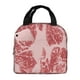 thumbnail image 1 of Easygdp Red Meat Bolsa Térmica Premium - Tela Oxford Impermeable, Gran Capacidad, Bolsillo Frontal, Unisex para Trabajo, Escuela, Actividades al Aire Libre y Picnics, 1 of 8